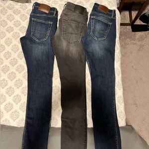 3-Pack (Lot) of Hollister Extreme Skinny Jeans